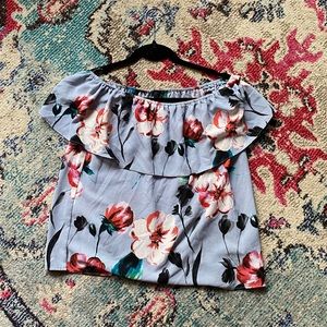 Off The Shoulder Floral Top